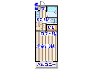 ルックスタジアム仙台の物件間取画像